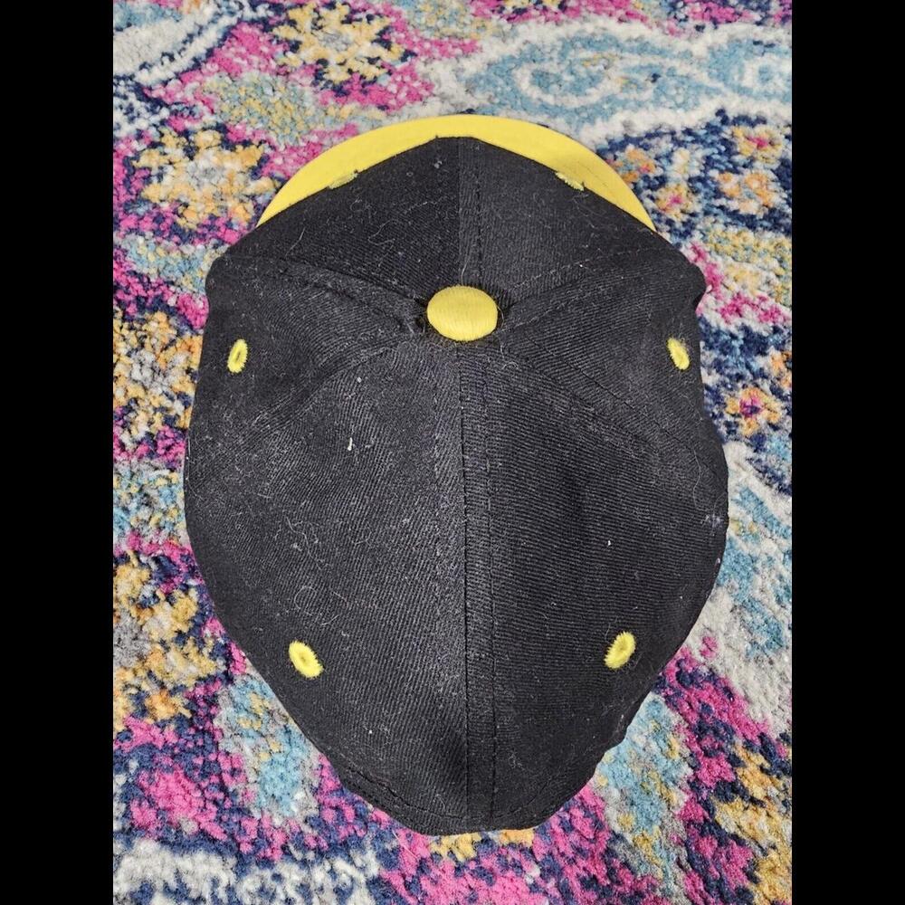Space Invaders Hat Adjustable Snapback Black Yell… - image 5